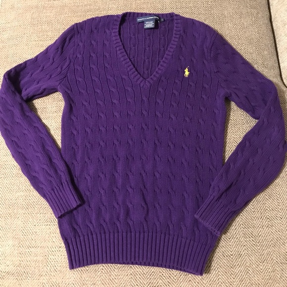 {Ralph Lauren} purple large VGUC - Picture 3 of 8